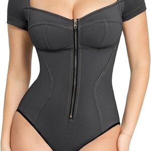 Popilush Zip-Front Bodysuit